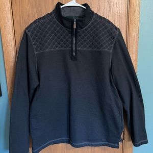 Mens XL quarter zip shirt jacket